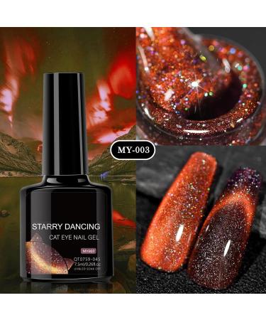 Magnetic - 8 Bottles of Magnetic Glitter Gel | Long-Lasting Manicure Accessories for Vacation Travel Home Use - Buy Online on GoSupps.com