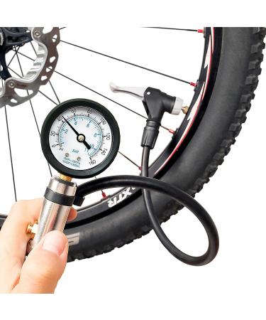 CycloSpirit Universal Tire Inflator Gauge with Auto-Select Valve - Presta & Schrader Air Compressor Tool - Buy Online on GoSupps.com