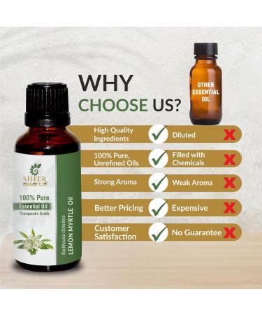 Myrtle Oil -(Myrtus Communis)- Essential Oil 100% Pure Natural Undiluted Uncut Therapeutic Grade Oil 0.51 Fl.OZ - Buy Online on GoSupps.com