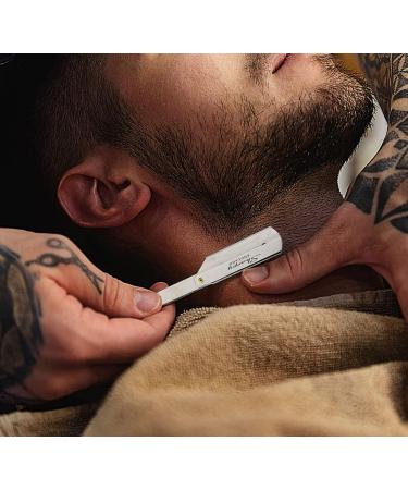 SHARPY Wood Handle Cut Throat Razor Kit - Professional Barber Shaving Razor for Men - Buy Online on GoSupps.com