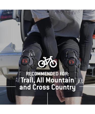 G-Form Pro-X3 Mountain Bike Knee Guards - Adult XL Black Knee Pads - Buy Online on GoSupps.com