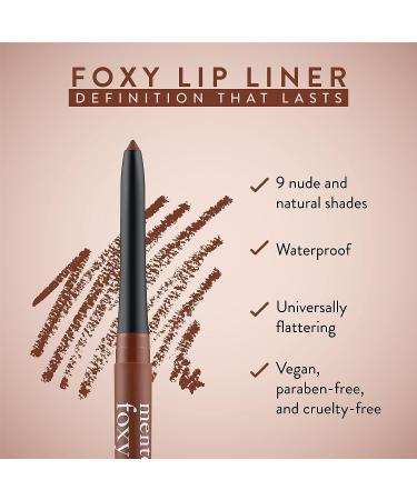 Mented Cosmetics Foxy Brown Waterproof Lip Liner - Vegan & Cruelty-Free - Buy Online on GoSupps.com