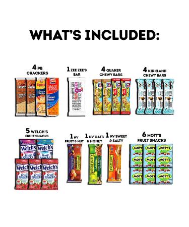 CraveBox Healthy Care Package - 40 Count Natural Snacks Gift Box for Valentineâ€™s Day | Nuts, Fruits & Chocolates for Students & Office - Buy Online on GoSupps.com