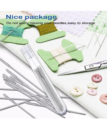 25 PCS Large Eye Sewing Needles - Stainless Steel Embroidery Thread Needle Set - Buy Online on GoSupps.com