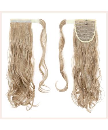 Tess 40 cm Ponytail Extension - Light Ash Brown & Bleached Blonde Braid | 90g Long Hair Extension for Effortless Style - Buy Online on GoSupps.com