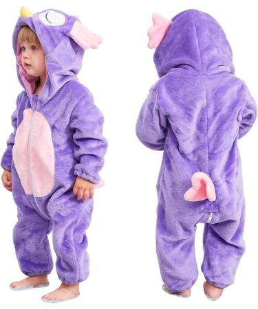 COOKY.D Unisex Winter Hooded Romper Jumpsuit 18-24 Months Owl Design - Buy Online on GoSupps.com