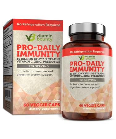 Vitamin Bounty Pro-Daily Immunity 10 Billion CFU 60 Veggie Caps