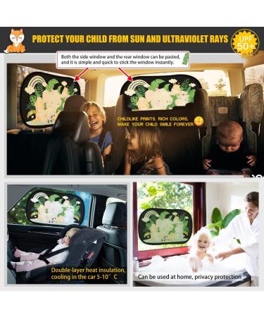 Nutmanel Universal Baby Car SunShade - UV Ray and Glare Protection for Kids and Pets | 50cm*31cm - Buy Online on GoSupps.com