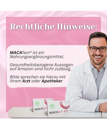 Maca Capsules for Women - 6000mg Daily Dose | Vegan & Ecological from Peru | 30 Capsules Monthly Supply | No Ashwagandha | Made in Germany - Buy Online on GoSupps.com