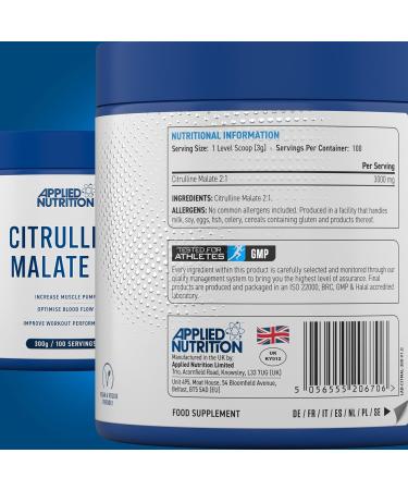  Applied Nutrition Applied Nutrition Citrulline Malate 300G - Buy Online on GoSupps.com