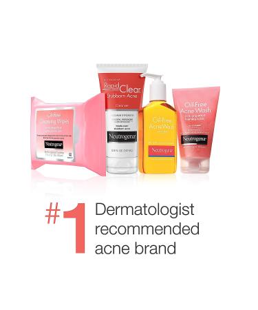 Neutrogena Oil-Free Acne Face Wash Cream Cleanser - 2% Salicylic Acid Treatment - 6.7 fl. oz - Buy Online on GoSupps.com