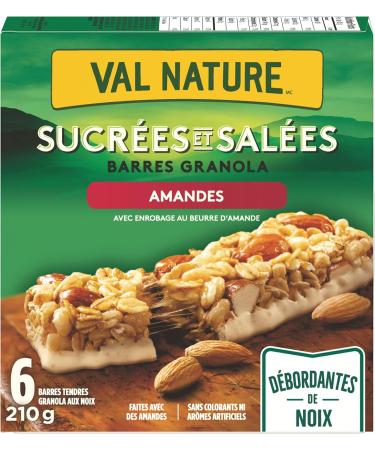 NATURE VALLEY Sweet & Salty Almond Granola Bars 210 grams 12 Count - Buy Online on GoSupps.com