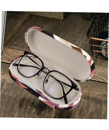 Buy Homsfou Dual-Purpose Glasses Case & Contact Lens Container - Travel-Friendly Storage Box with Flocked Cloth Design - Buy Online on GoSupps.com