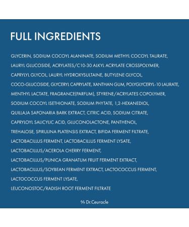 Dr.Ceuracle Pro Balance Soothing Cleansing Foam - Moisture Rich Gel to Foam Daily Cleanser with Refreshing and Hydrating Finish (150 ml / 5.07 fl. oz.) - Buy Online on GoSupps.com