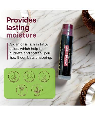 Hummingbird Radiance Natural and Organic Tinted Lip Balm Velvet Rose - Buy Online on GoSupps.com