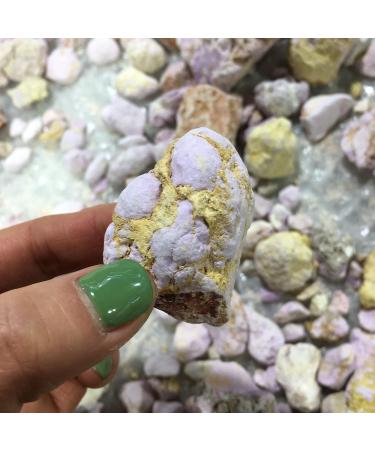 Natural Crystal Rough Natural Lepidolite Slice Rough Ziyun Mother Rock Stones Luminous Specimen Purple Mica for DecoratiGift Can be Used for (Size : 100-150) (Size : 100-150g) - Buy Online on GoSupps.com