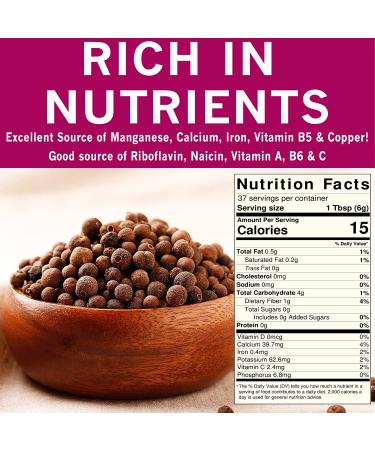 Spices Village Allspice Berries (8 oz) - Fresh Dried Whole All Spice for Cooking - Jamaican Pimento Seeds - Kosher, Gluten Free, Non GMO - Resealable Bulk Bag - Buy Online on GoSupps.com