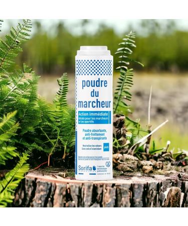 SORIFA - Walker powder - Antiperspirant - Absorbent - Feet - Reduces perspiration - Eliminates odors and fungus - No aluminum salts - Made in France - 100g - Buy Online on GoSupps.com