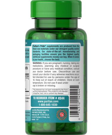 Puritan's Pride Ginkgo Biloba Standardized Extract 120 mg-100 Capsules - Buy Online on GoSupps.com