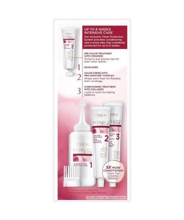 L'Oreal Paris Excellence Creme 5AR Medium Maple Brown Hair Color - Gray Coverage - 8 Weeks - All Hair Types - 1 Count - Buy Online on GoSupps.com