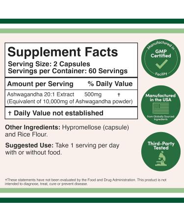 Double Wood Supplements Lion's Mane Mushroom 120 Count Turkey Tail 120 Count Ashwagandha 120 Count - Buy Online on GoSupps.com