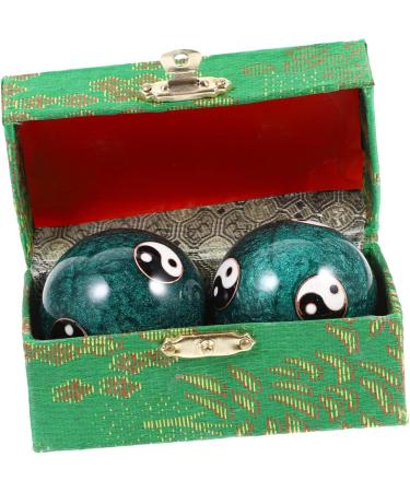 Gatuida 6 Pack Health Massage Balls - Metal Stress Relief & Hand Training Balls for Adults - Strengthen Grip & Soothe Muscle Tension - Buy Online on GoSupps.com