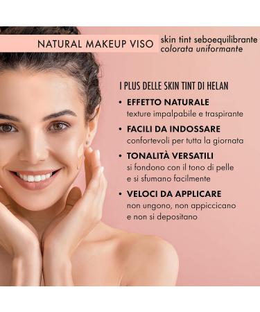 Helan Helan I Colori di Helan - Tinted face foundation sebum-balancing ultra-light unifying with SPF 30 vitamins C and E tinted makeup cream 30 ml - Buy Online on GoSupps.com