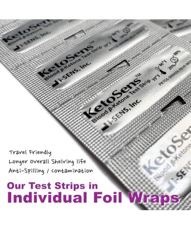 KetoSens Blood Ketone Monitoring Starter Kit: Ideal for Keto Diet with App. Includes 1 Meter  10 Ketone Test Strips  10 Lancets (30G)  1 Lancing Device & 1 Case Without Bluetooth - Buy Online on GoSupps.com