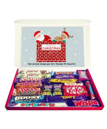 Personalised CHRISTMAS SQUEEZE Chocolate Selection Box
