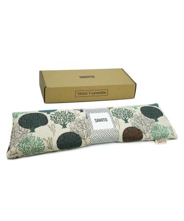 Heat cushion for neck and cervical vertebrae neck support cushion for seeds- heat pillow (42 x 12 cm) wheat and lavender thermal sack with wheat and lavender seed |42 x 13 |Box included in the scope of delivery