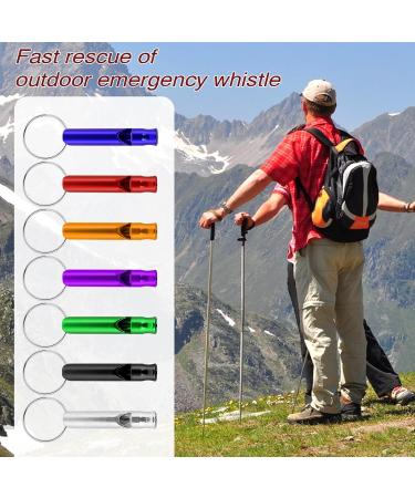 14 Piece Aluminum Survival Whistle Set - Emergency Signal Pipe for Camping Hiking & Dog Training - Buy Online on GoSupps.com