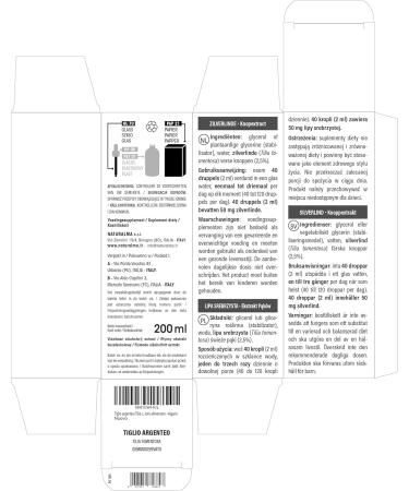 Silver lime tree (Tilia tomentosa) Gemmo-derived alcohol-free from fresh buds Naturalma - Liquid extract drops 200 ml - Food supplement - Vegan or vegan - Buy Online on GoSupps.com