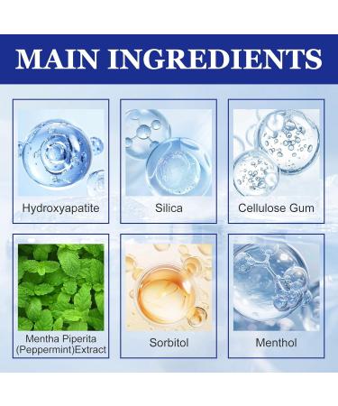 Muiefe Hydroxyapatite Toothpaste for hydroxyapatite without fluoride fluoridefree tooth enamel repair relief of tooth sensitivity and prevents caries mint flavor 120 g - Buy Online on GoSupps.com
