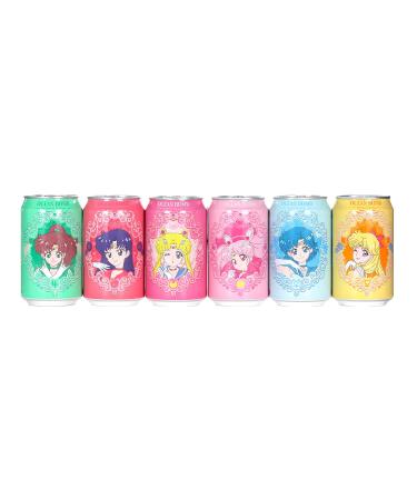 YHB Ocean Bomb & Sailor Moon Sparkling Water 330ml Assorted 6 Flavours