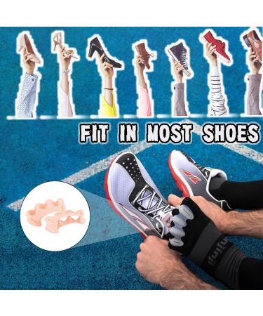 Medium Nude Toe Separators & Straighteners (1 Pair) for Men & Women - Bunion Corrector, Hammertoe Relief, Plantar Fasciitis - Size M - Buy Online on GoSupps.com