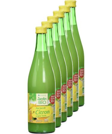 Jardin BIO tic - Pure Lemon juice - 50 cl - pack of 6 (50 X 6 300 CL) - Buy Online on GoSupps.com