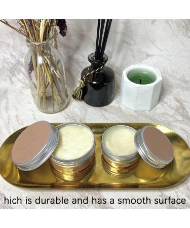 Aluminium Empty Containers 4 Pcs Round Travel Cream Jars 10 ml Empty Aluminium Tins with Lids Little Tin Pots Cosmetic Pots for Lip Balm Lotion Cream Masks Mini Candles Cosmetics (Silver) - Buy Online on GoSupps.com