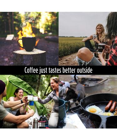 Frog Warrior Camping Coffee Pot - 9 Cup Percolator for Camps, Cabin, and RV Stovetops - Buy Online on GoSupps.com