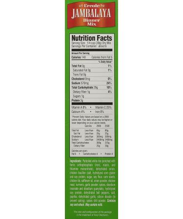 Tony Chachere Jambalaya Rice Dinner Mix 8oz - Pack of 4 - Buy Online on GoSupps.com