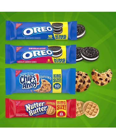 OREO, CHIPS AHOY! & Nutter Butter Cookies Variety Pack - 12 King Size Packs - Buy Online on GoSupps.com