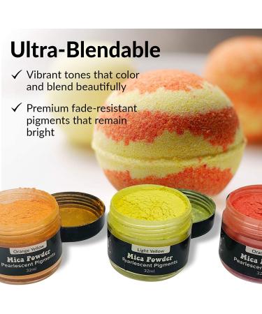 Pigment Powder for Epoxy Resin & Candle Making - Mica Powder for Bath Bomb & Soap Dye - Pearl Metallic Colorant for Resin Art - Buy Online on GoSupps.com