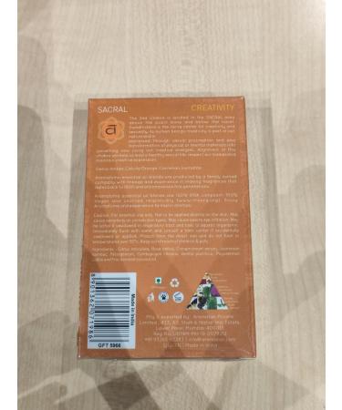 Sacral Chakra Essential Oil Roll-On by Aromafume | 10ml Aromatherapy for Chakra Balance | Orange & Patchouli | Meditation Yoga Reiki - Buy Online on GoSupps.com