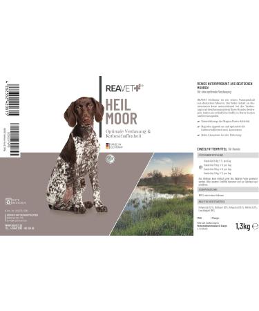 Reavet Heilmoor for Dogs 1.3kg - Natural Digestive & Immune Support | Improve Faecal Health & Appetite - Buy Online on GoSupps.com