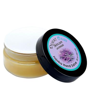 Lavender Hand Salve with over 50% Jojoba Oil plus 2 Organic Lavender Lip Balms with over 70% Jojoba Oil. 100% Natural. By Desert Oasis Skincare (1 fl oz/29 ml) - Buy Online on GoSupps.com