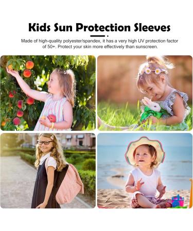DOITOOL Sport Arm Sleeves for Kids - 4 Pairs Sun Protection & Cooling Ice Arm Covers | Ideal for Outdoor Activities - Buy Online on GoSupps.com