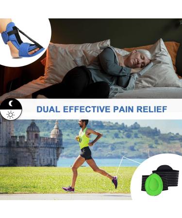 CHONGNI Plantar Fasciitis Night Splints - Adjustable Breathable Support for Heel & Arch Pain Relief | Achilles Tendonitis, Foot Drop | Men Women (Blue) - Buy Online on GoSupps.com