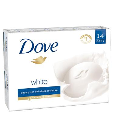 Dove Beauty Bar - More Moisturizing than Soap | 14 Bars (3.75 oz) | Nourishes Skin & Washes Away Bacteria | International Shipping Available - Buy Online on GoSupps.com