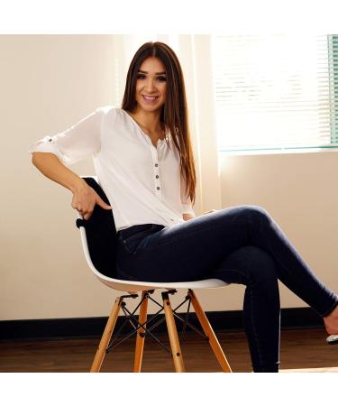 Aurora Health & Beauty Lumbar Memory Foam Orthopedic Back Support Cushion - 1.2 lb | Best Comfort & Pain Relief for Home & Travel - Buy Online on GoSupps.com