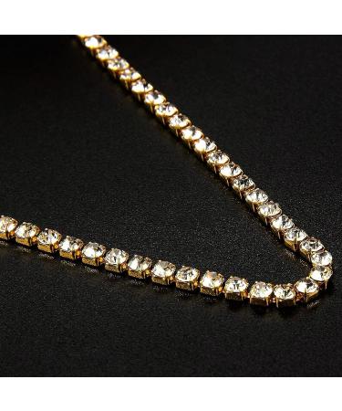 11 Yards Gold Rhinestone Trim String for DIY Jewelry Making & Crafts - 2mm Wide - Buy Online on GoSupps.com