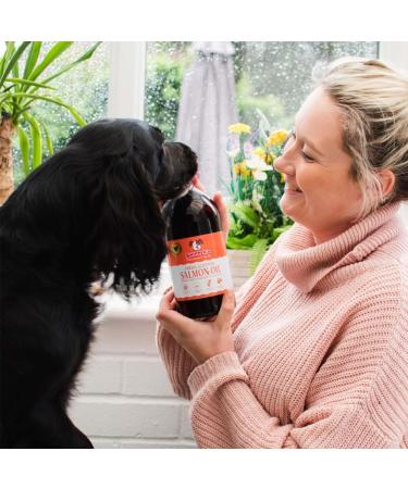 SKIPPER'S Fresh Scottish Salmon Oil for Pets - 100% Pure Omega 3, 6 & 9 Fish Oil Supplement | Promotes Healthy Skin, Coat & Joints - 250 ml - Buy Online on GoSupps.com